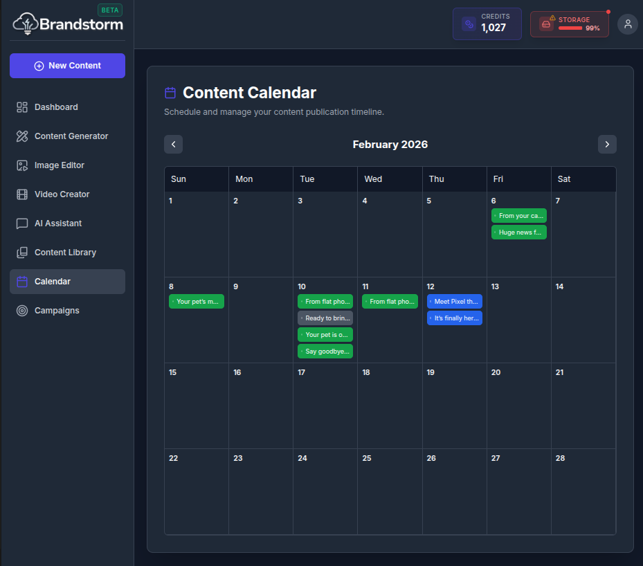 Scheduling with the Calendar - slide 1