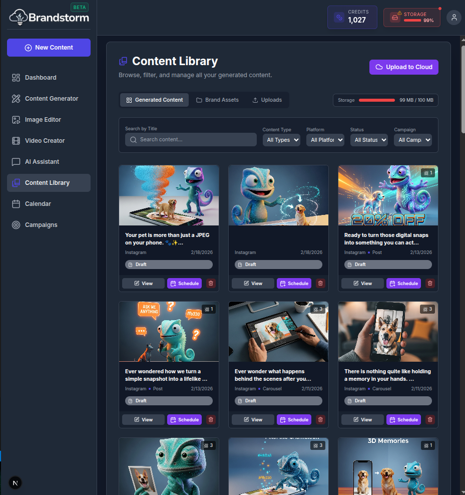Managing Your Content Library - slide 1